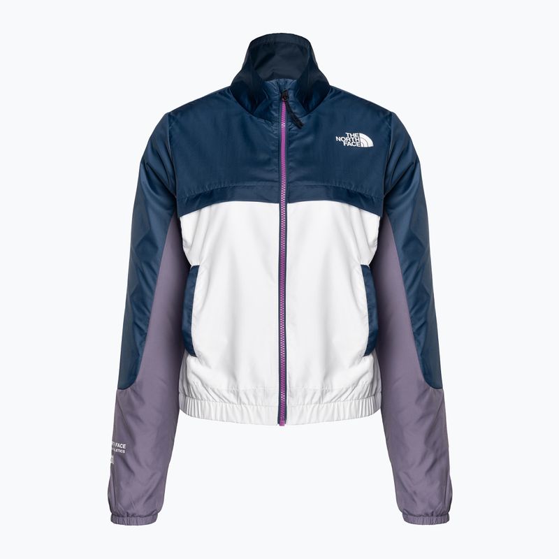 Giacca a vento da donna The North Face MA Wind Full Zip bianco/ardesia solare/blu scuro
