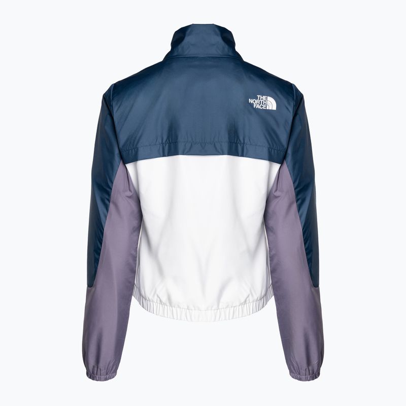 Giacca a vento da donna The North Face MA Wind Full Zip bianco/ardesia solare/blu scuro 2