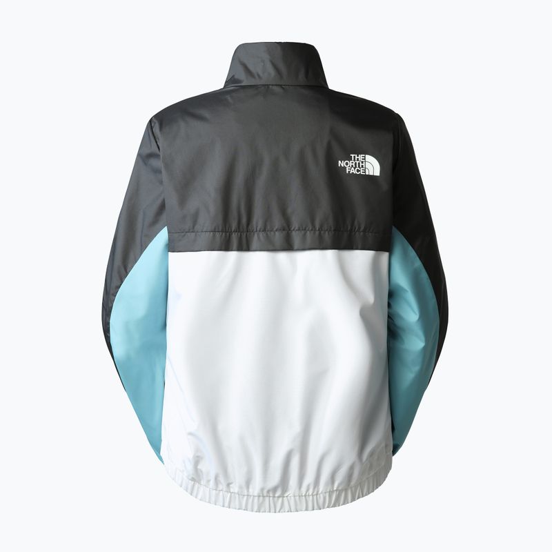 Giacca a vento da donna The North Face MA Wind Full Zip bianco/acqua marina/grigio asfalto 6