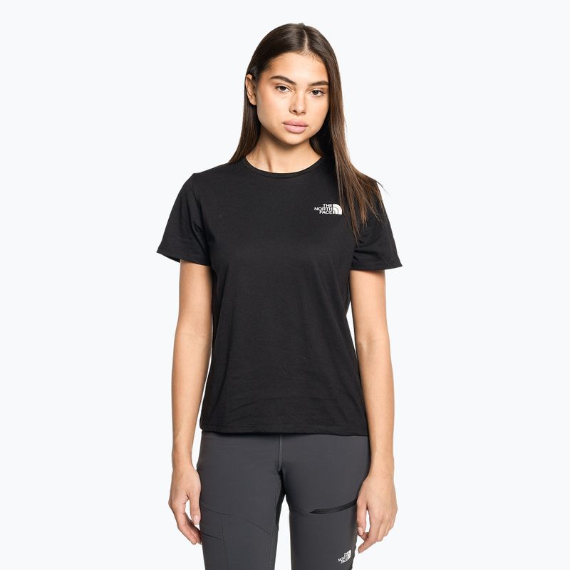 Maglietta da trekking da donna The North Face Foundation Graphic nero/bianco gardenia