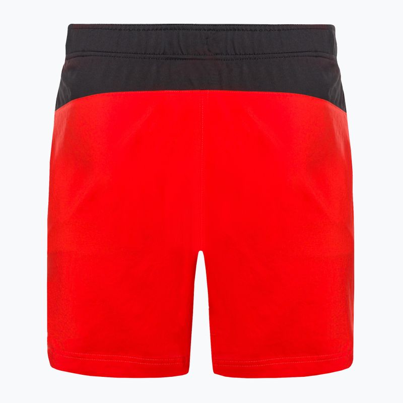 Pantaloncini da corsa da uomo The North Face 24/7 rosso fuoco 2