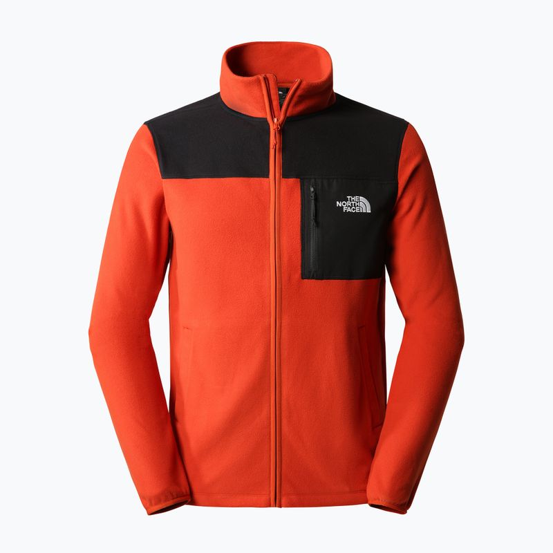 Felpa da trekking da uomo The North Face Homesafe Full Zip Fleece bronzo arrugginito/nero