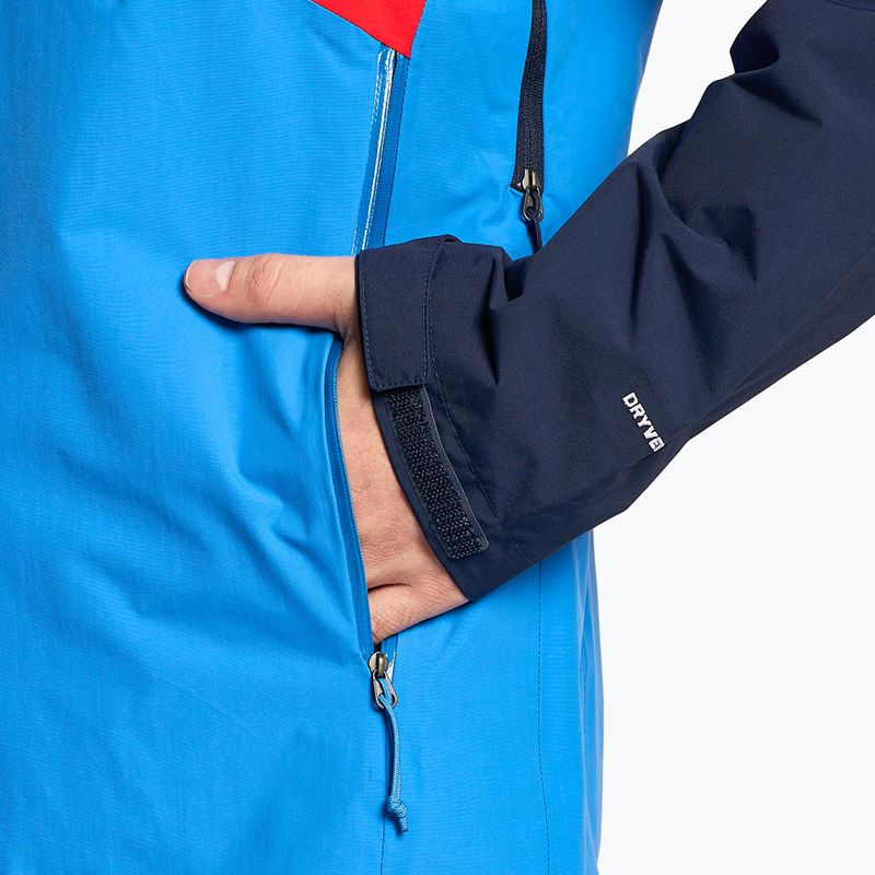 Giacca antipioggia da uomo The North Face Stratos super sonic blue/fiery red/summit navy 4