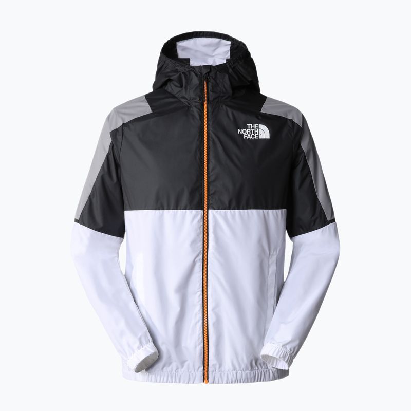 Giacca The North Face MA Wind Full Zip da uomo, bianco/grigio asfalto/grigio metallizzato 6