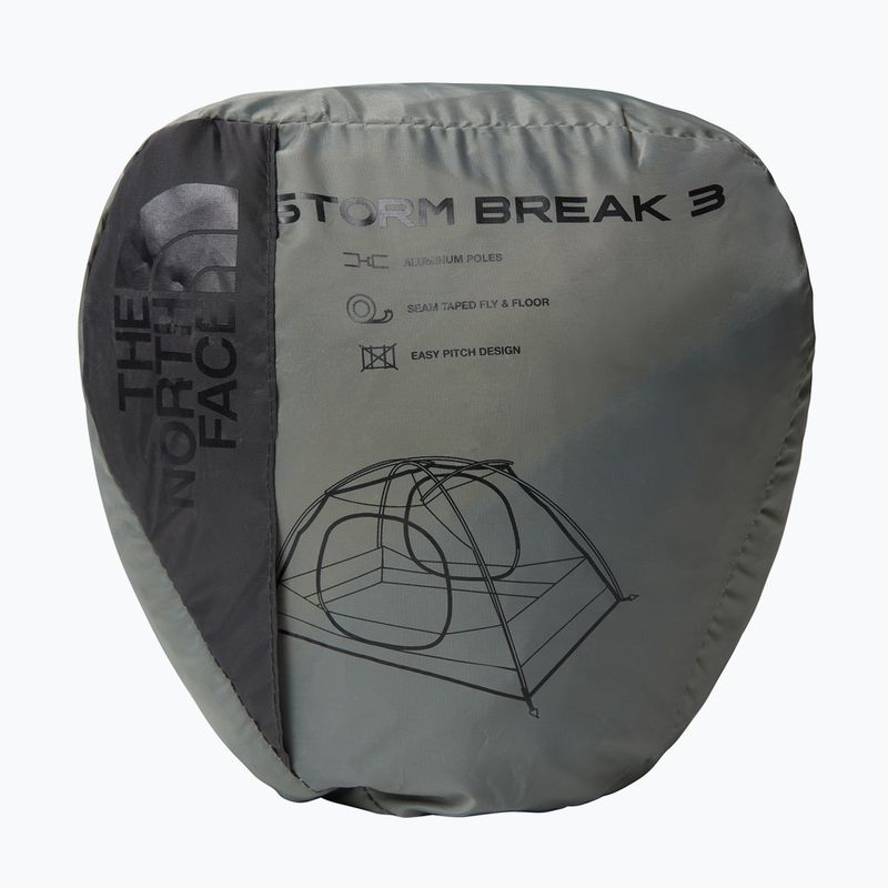 Tenda da campeggio Stormbreak per 3 persone verde agave/grigio asfalto 10