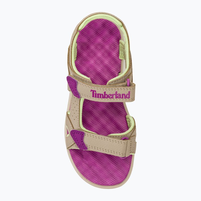 Timberland Perkins Row 2 Strap sandali junior in puro cashmere 5