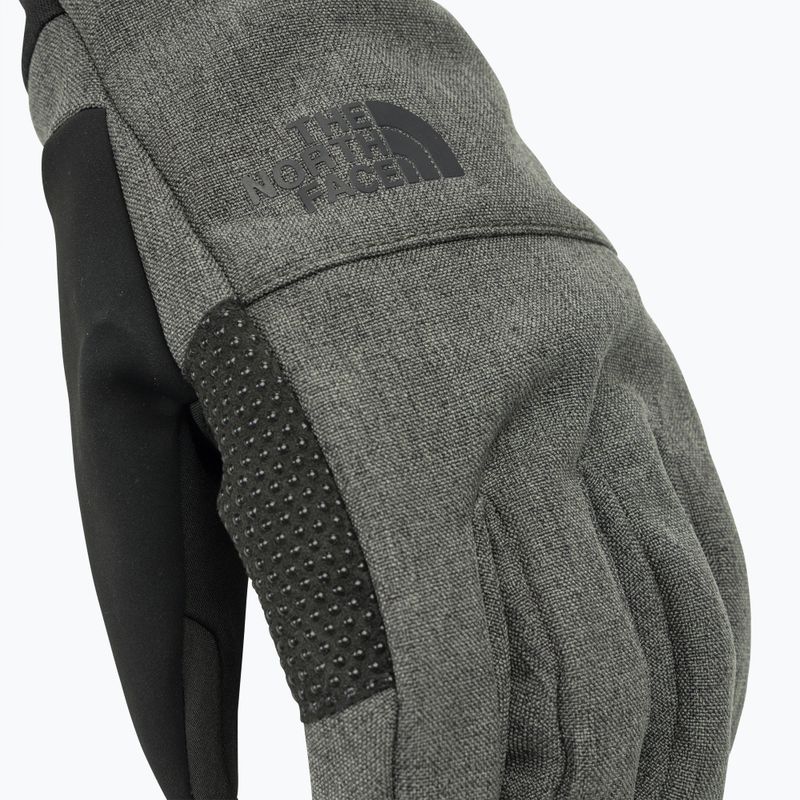 Guanti da trekking da uomo The North Face Apex Etip grigio scuro erica 4