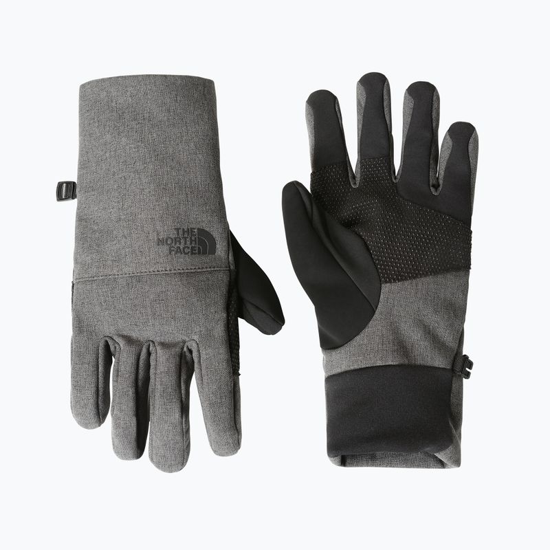 Guanti da trekking da uomo The North Face Apex Etip grigio scuro erica 5