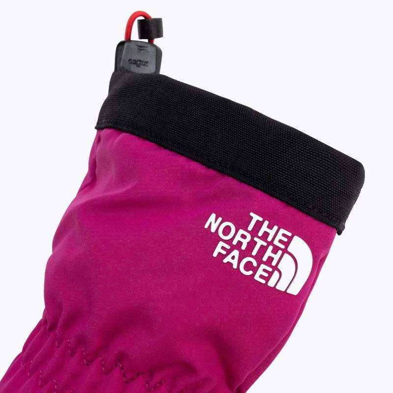 Guanto da sci per bambini The North Face Montana Ski fuschia rosa/nero 4