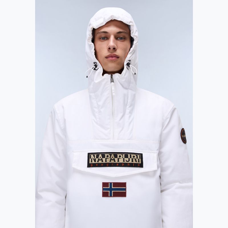 Giacca Napapijri Rainforest Winter 3 uomo blu marino bianco brillante 4