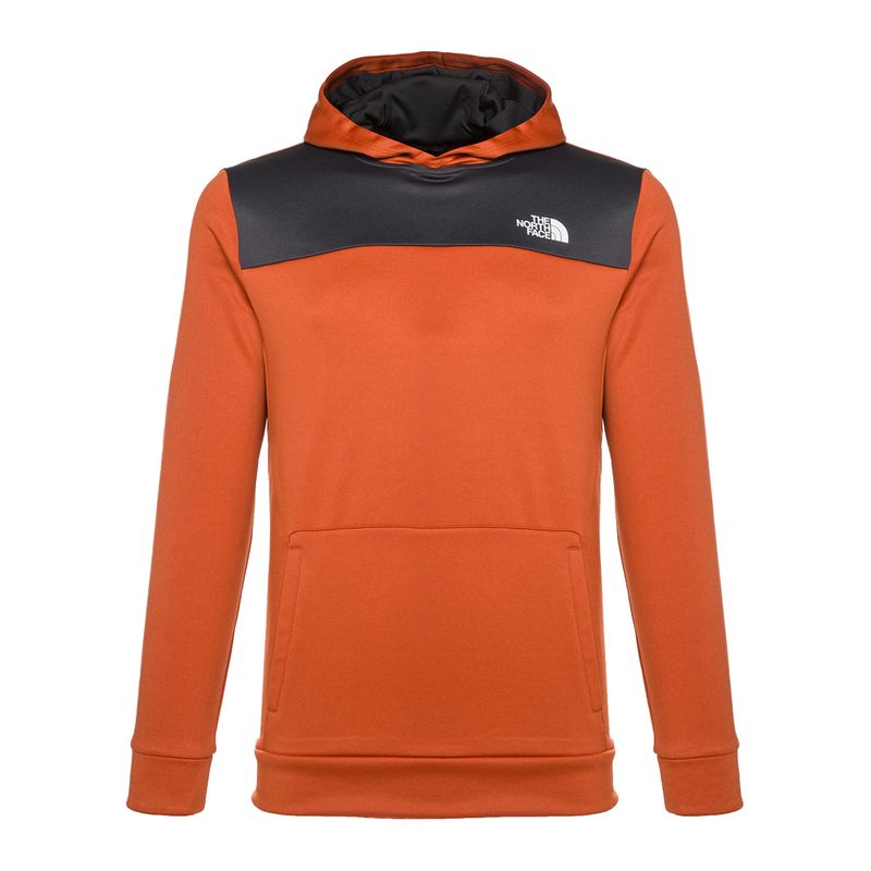 Felpa da trekking da uomo The North Face Reaxion Fleece P/O Hoodie bronzo rustico/grigio asfalto