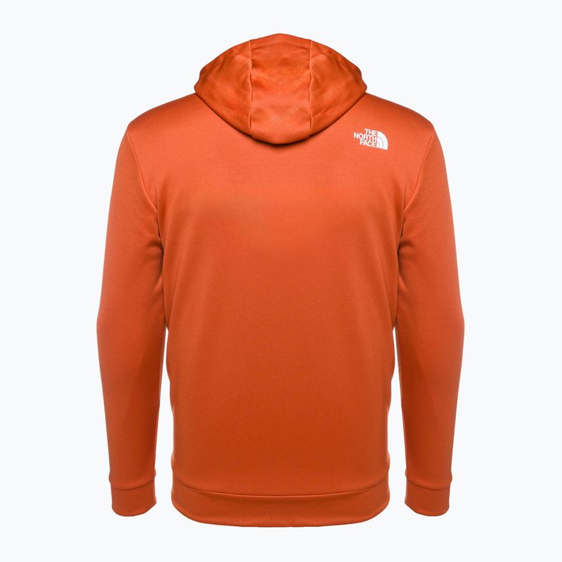 Felpa da trekking da uomo The North Face Reaxion Fleece P/O Hoodie bronzo rustico/grigio asfalto 2
