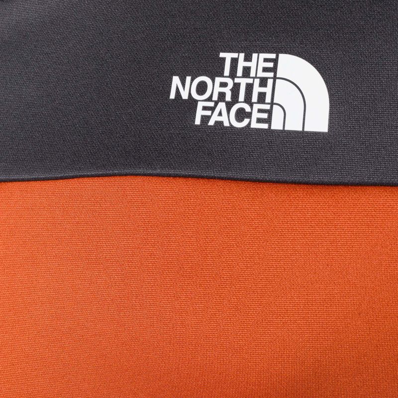 Felpa da trekking da uomo The North Face Reaxion Fleece P/O Hoodie bronzo rustico/grigio asfalto 3
