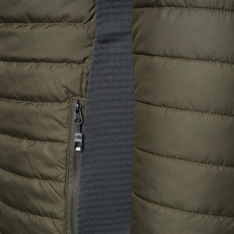 Giacca The North Face Insulation Hybrid da uomo, nuova, verde tortora/grigio asfalto 4