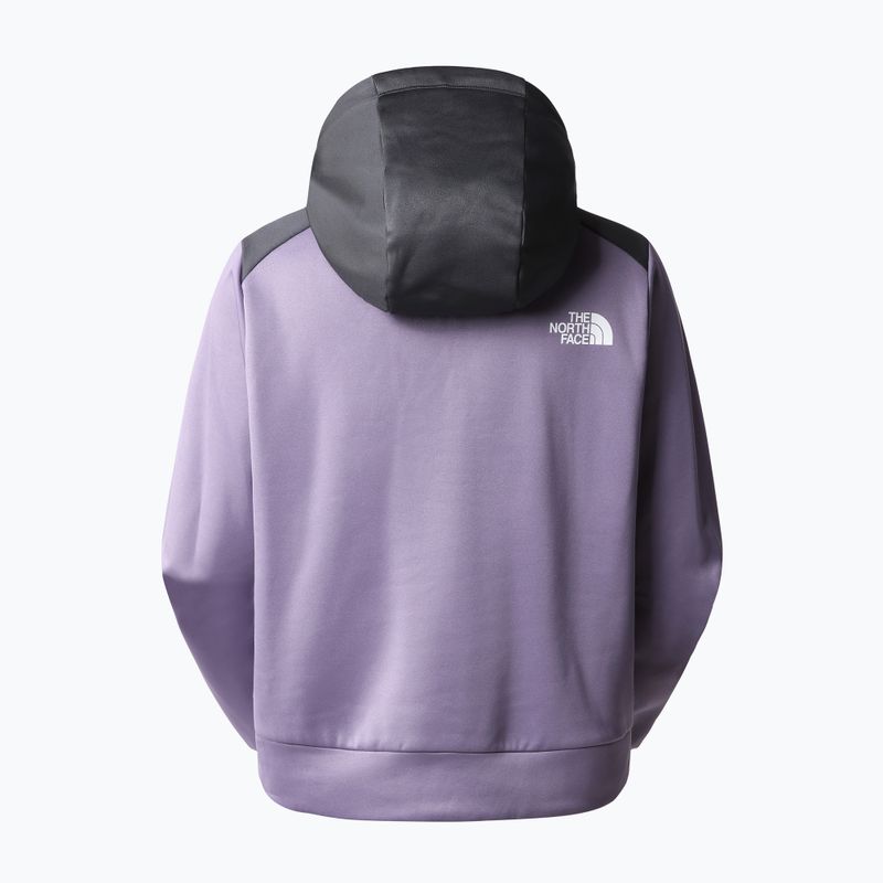 Felpa trekking donna The North Face Reaxion Fleece P/O Hoodie ardesia lunare/grigio asfalto 2