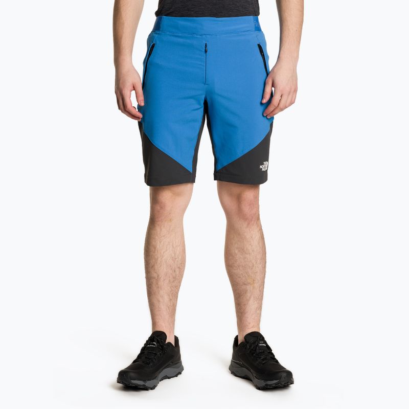Pantaloncini da trekking da uomo The North Face Circadian Alpine super sonic blue/grigio asfalto/nero