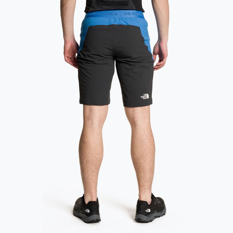 Pantaloncini da trekking da uomo The North Face Circadian Alpine super sonic blue/grigio asfalto/nero 2