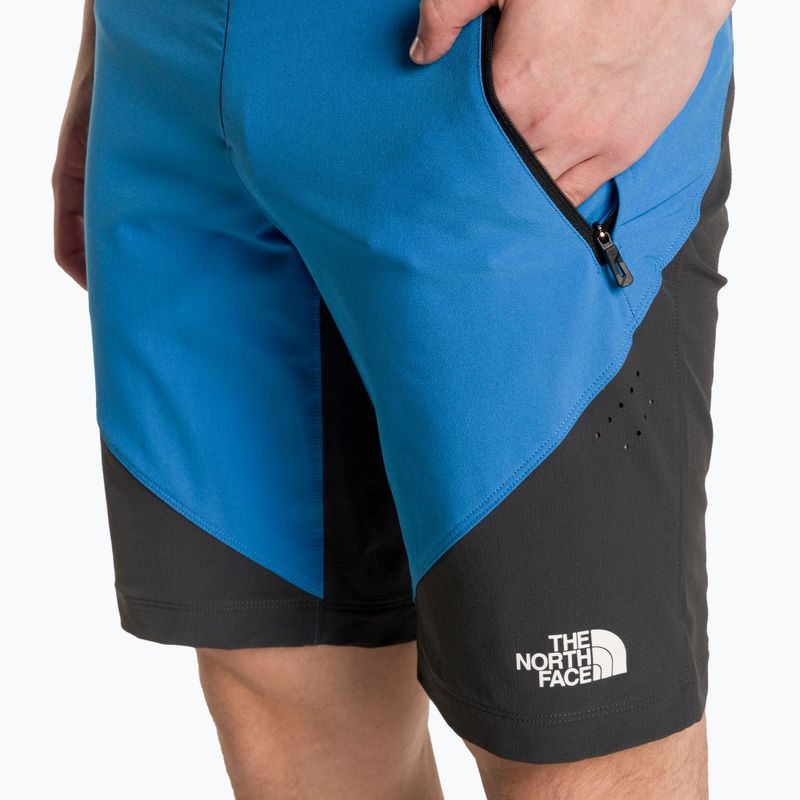 Pantaloncini da trekking da uomo The North Face Circadian Alpine super sonic blue/grigio asfalto/nero 3