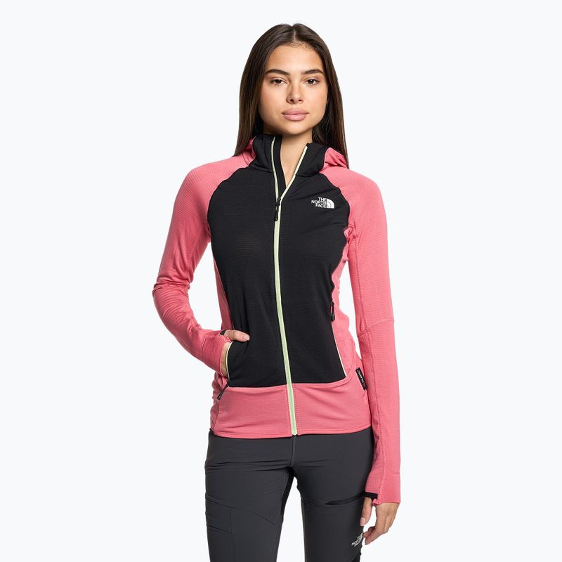 Felpa da trekking da donna The North Face Bolt Polartec Hoodie rosa cosmo/nero