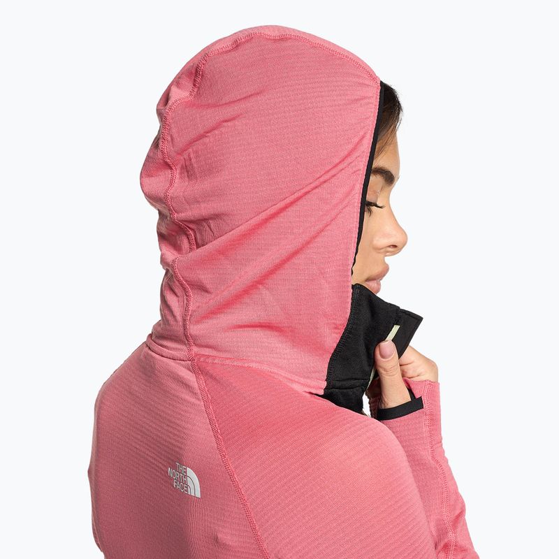 Felpa da trekking da donna The North Face Bolt Polartec Hoodie rosa cosmo/nero 3