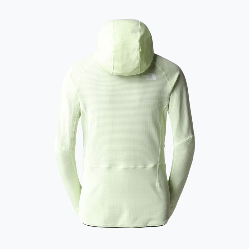 Felpa da trekking da donna The North Face Bolt Polartec Hoodie crema lime/nero 6