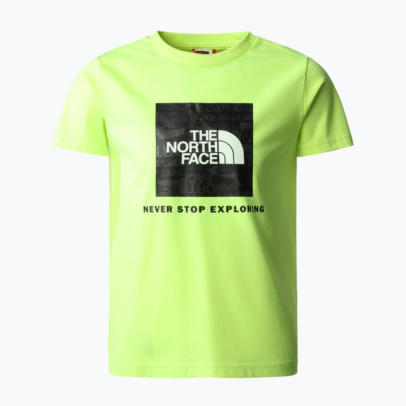 Maglietta da bambino The North Face Redbox led giallo