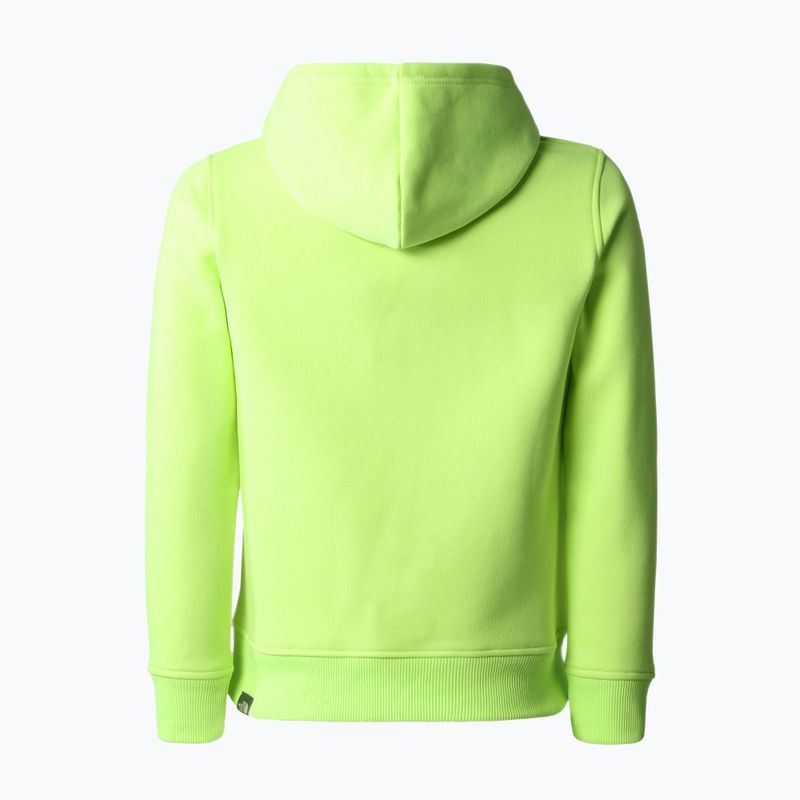 The North Face Drew Peak P/O Hoodie felpa da trekking gialla per bambini 2