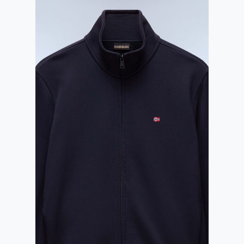 Felpa da uomo Napapijri Balis Fz Sum blu marine 7