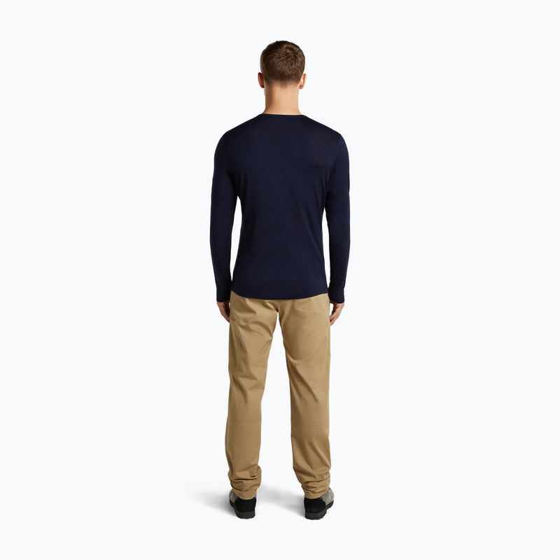 Longsleeve da uomo icebreaker Merino 200 Oasis Crewe SkiingYeti midnight navy 5