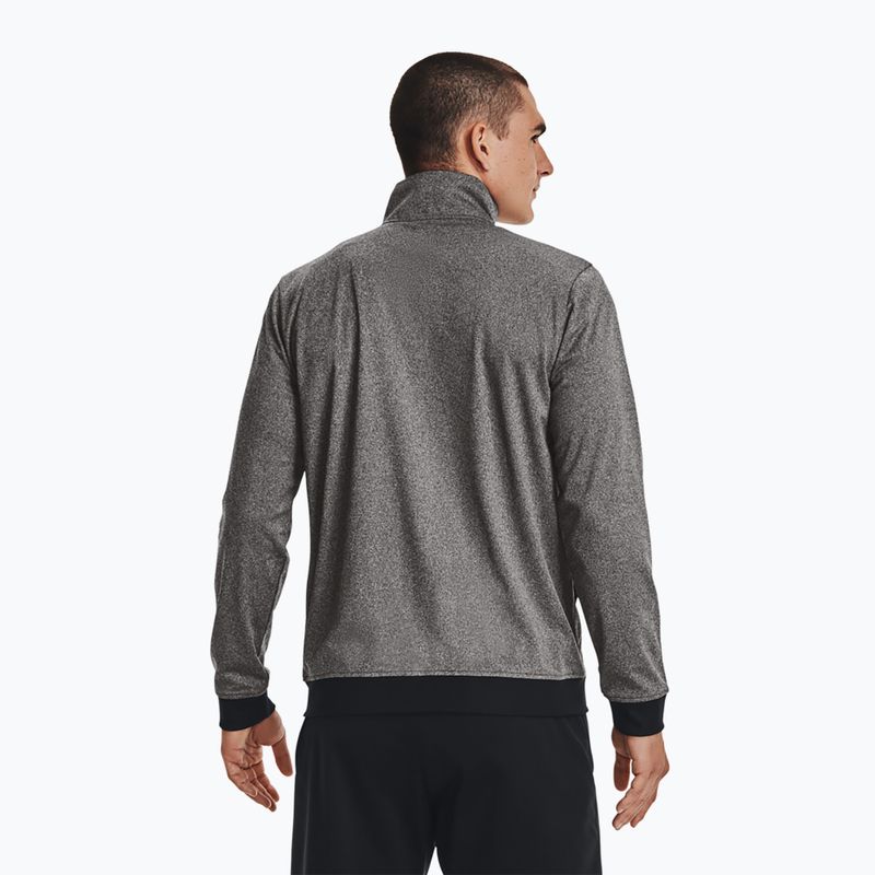 Felpa Under Armour Sportstyle Tricot carbon heather/nera da uomo 3