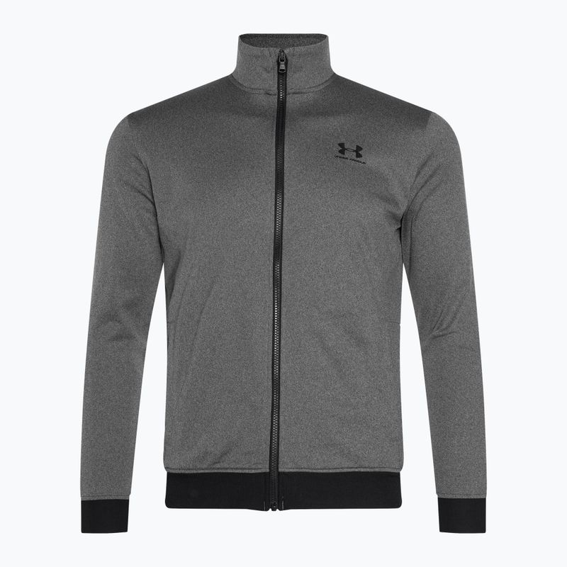 Felpa Under Armour Sportstyle Tricot carbon heather/nera da uomo 5