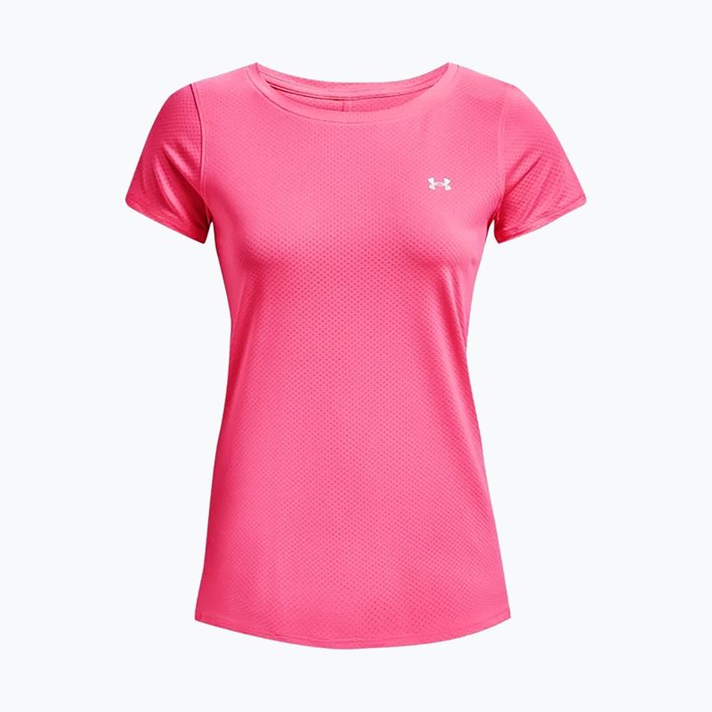 Maglietta da allenamento Under Armour HG Armour donna rosa punk/argento metallico