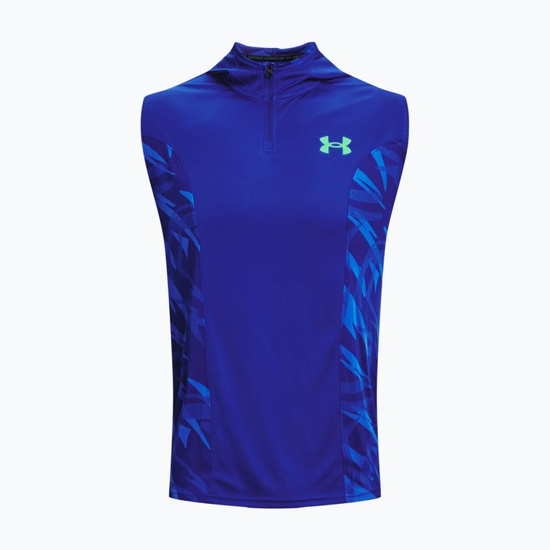 Under Armour Baseline Tank Hoodie maglia da basket da uomo royal/versa blue/antifreeze
