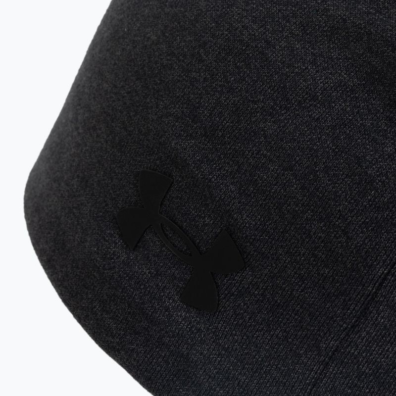 Berretto invernale da uomo Under Armour UA Storm Fleece Twist nero/grigio/nero 3