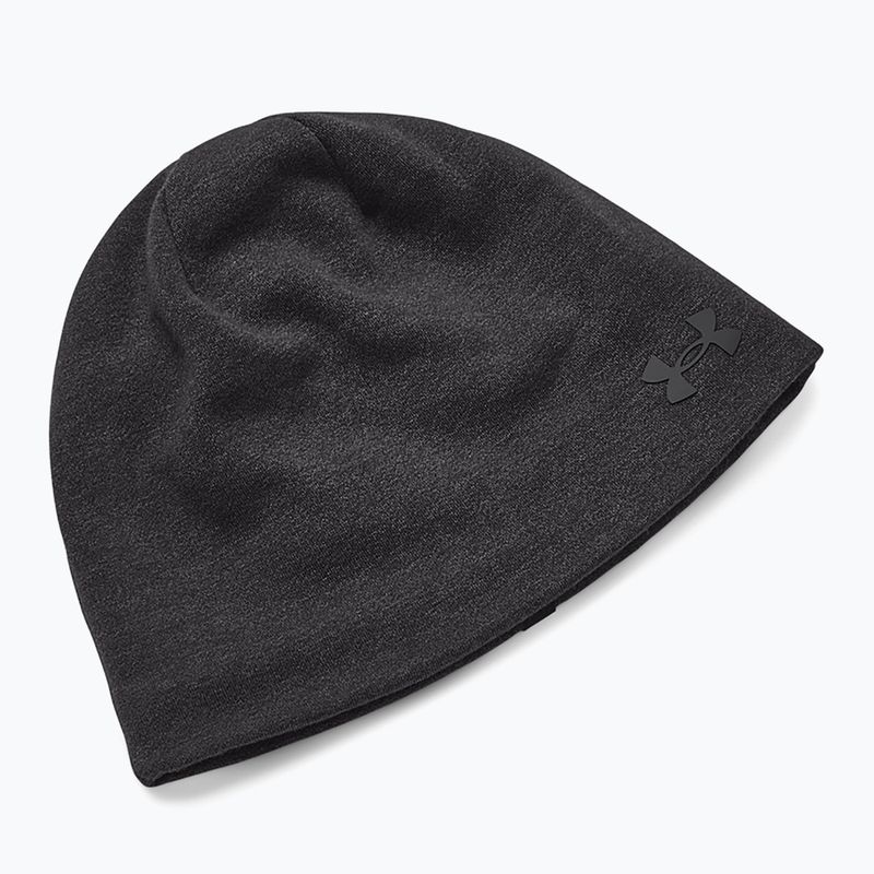 Berretto invernale da uomo Under Armour UA Storm Fleece Twist nero/grigio/nero 4