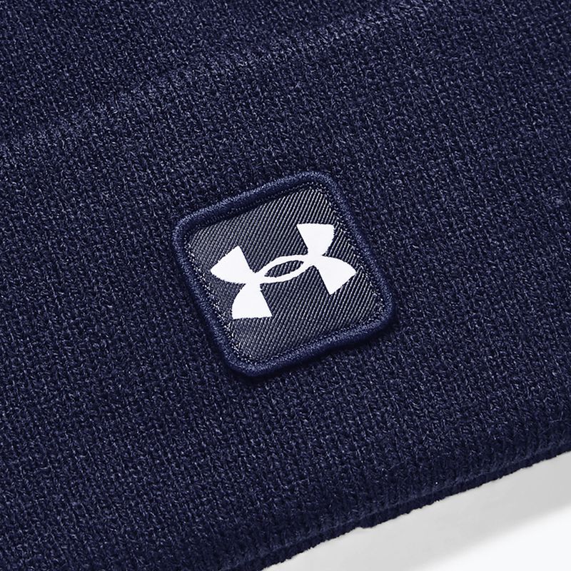 Cappello invernale Under Armour Halftime Cuff midnight navy/white 2