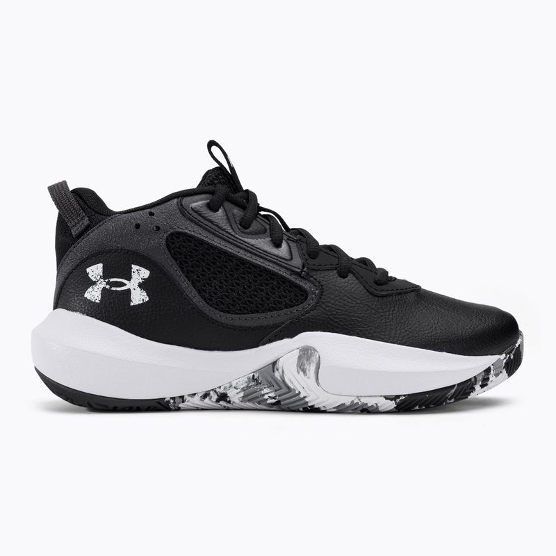 Under Armour GS Lockdown 6 nero profondo scarpe da basket per bambini 2
