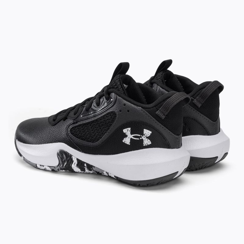Under Armour GS Lockdown 6 nero profondo scarpe da basket per bambini 3