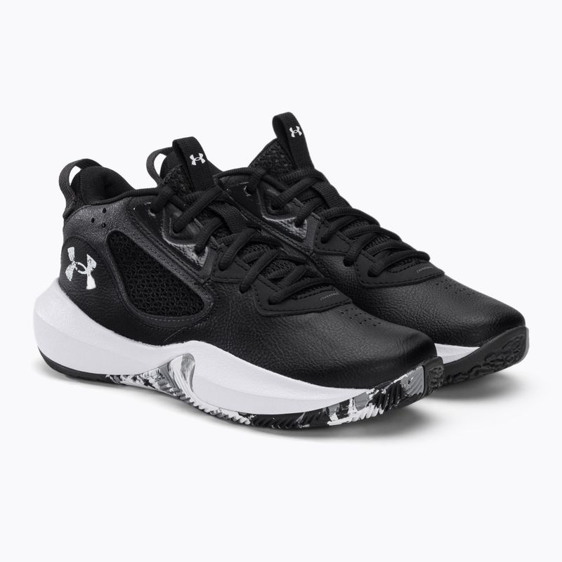 Under Armour GS Lockdown 6 nero profondo scarpe da basket per bambini 4