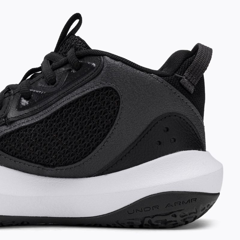 Under Armour GS Lockdown 6 nero profondo scarpe da basket per bambini 10