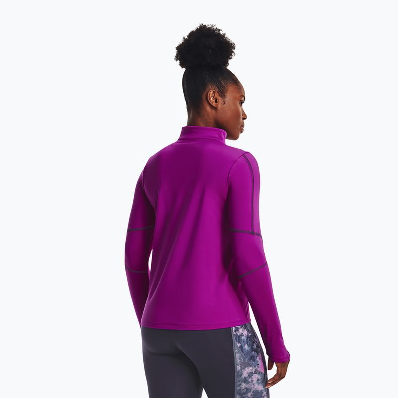 Felpa da donna Under Armour UA Train Cw 1/2 Zip stroboscopica/acciaio temperato 3