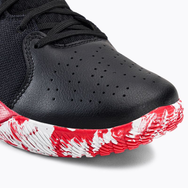 Under Armour Jet '21 scarpe da basket uomo nero/rosso/bianco 7