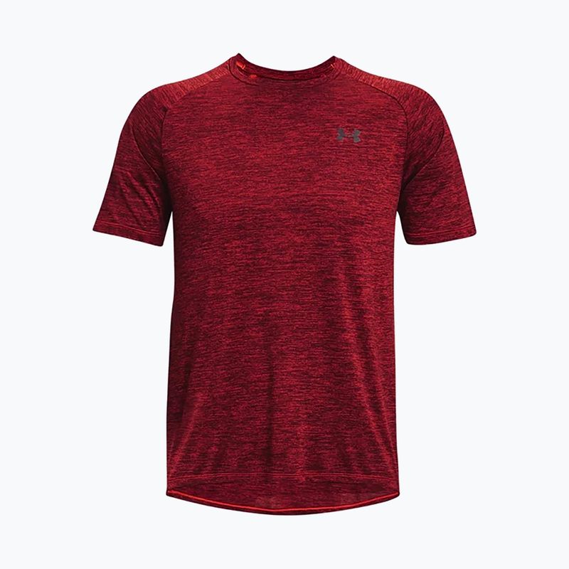 Maglietta da allenamento Under Armour Tech 2.0 bolt red/chestnut red/nero da uomo