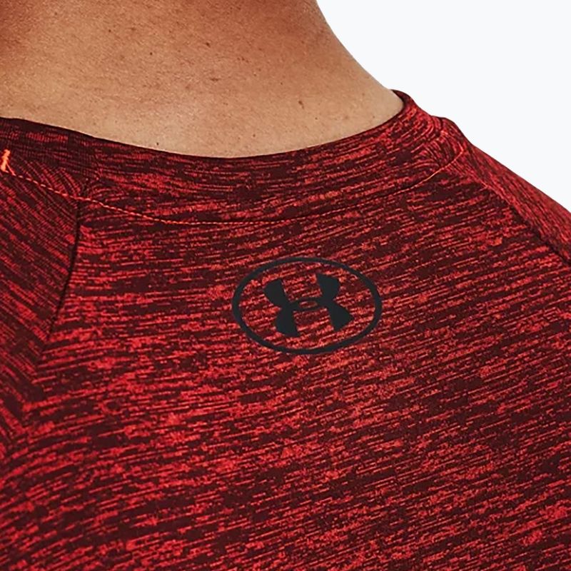 Maglietta da allenamento Under Armour Tech 2.0 bolt red/chestnut red/nero da uomo 6