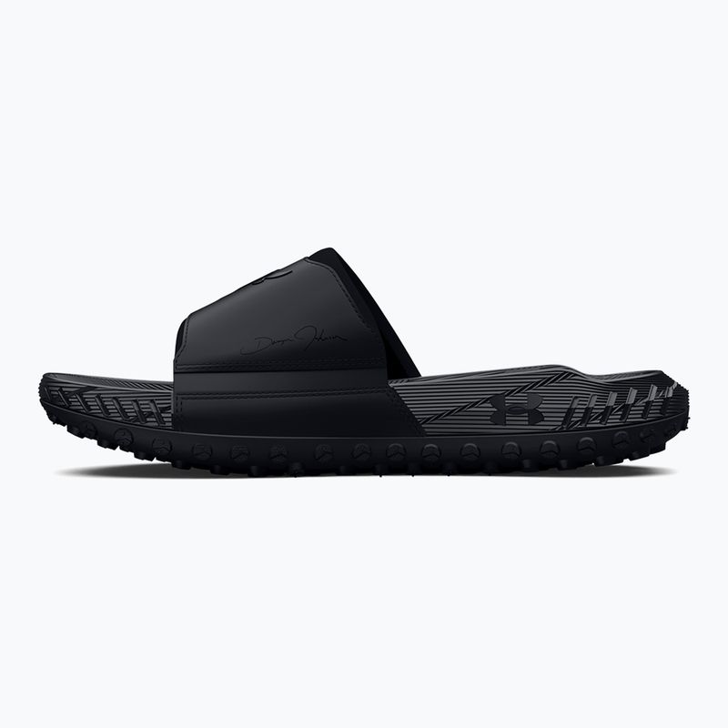 Ciabatte Under Armour Rock 3 black/white clay 2