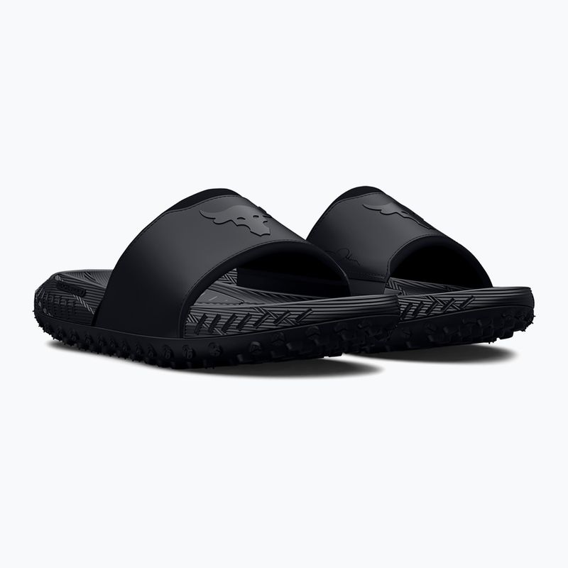 Ciabatte Under Armour Rock 3 black/white clay 3