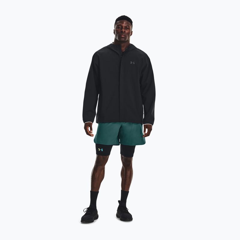 Giacca da allenamento Under Armour Cloudstrike Stretch nera/grigia da uomo 2