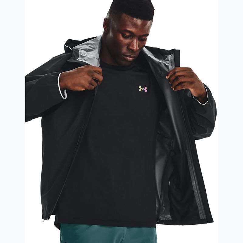 Giacca da allenamento Under Armour Cloudstrike Stretch nera/grigia da uomo 4