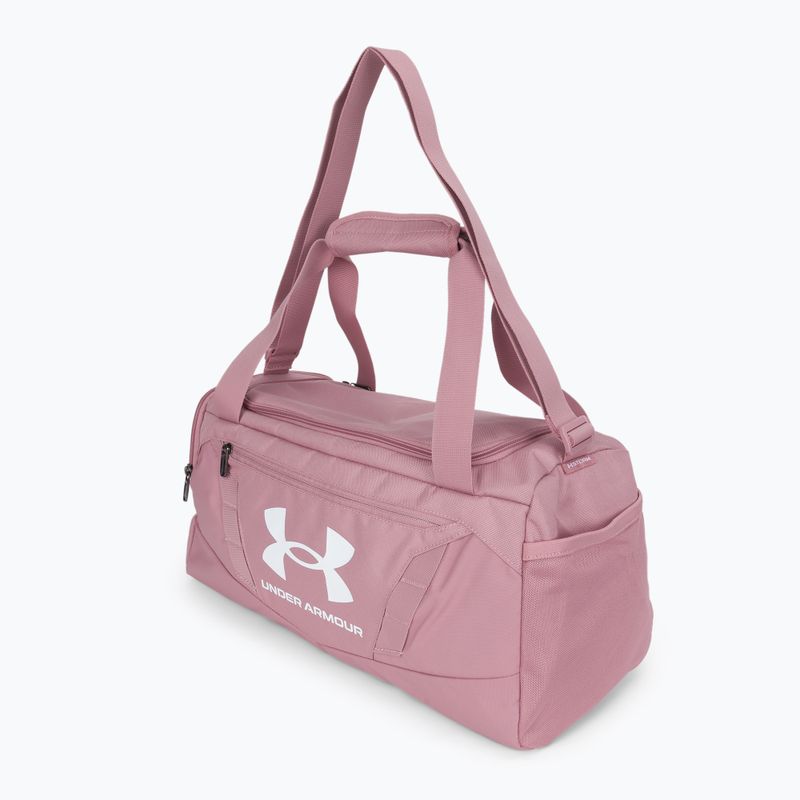Under Armour Undeniable 5.0 Duffle XS 23 l borsa rosa elisir/bianco 3