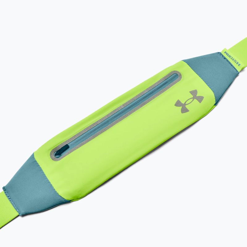Under Armour Flex Speedpocket Run Belt lime surge/still water/riflettente